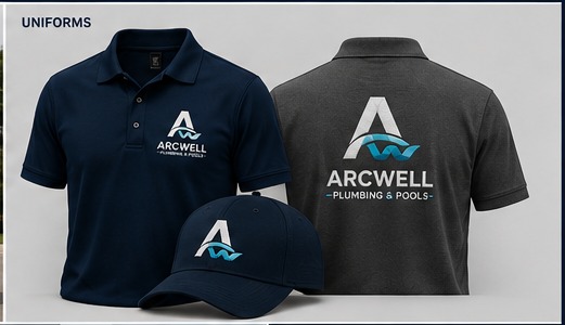 ArcWell branded uniforms